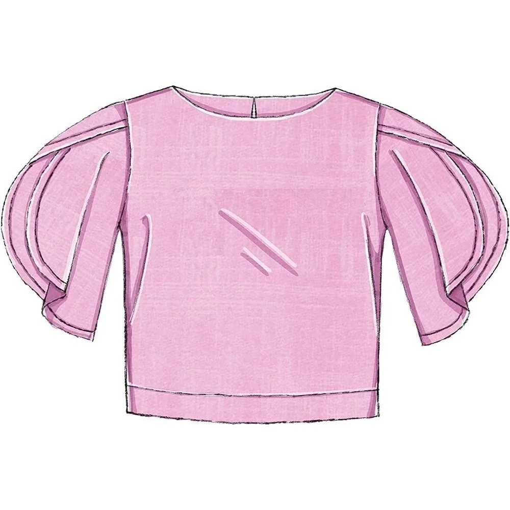 McCall's Sewing Pattern 7708 Girls Tops Size 3-6
